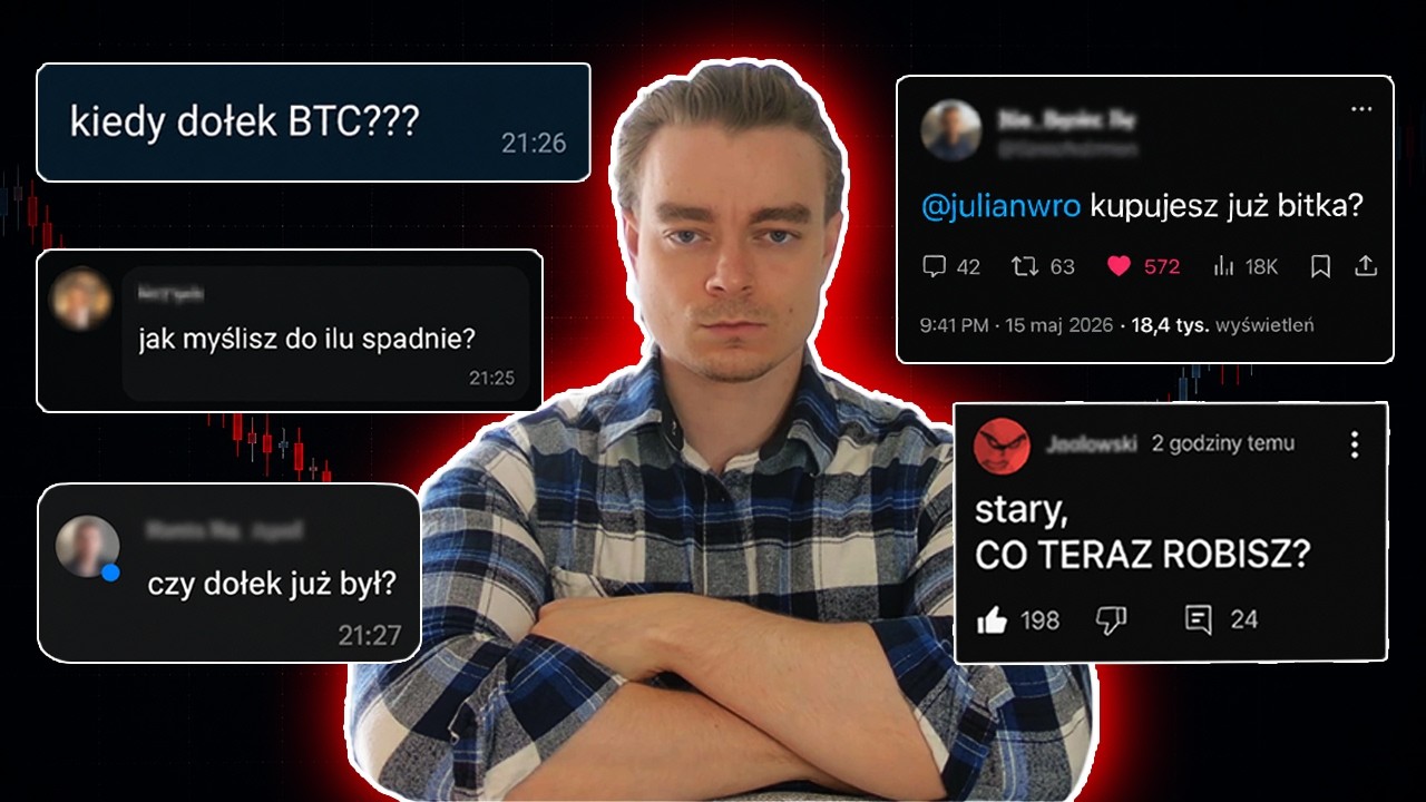 ⚠️ 97% INWESTOR&Oacute;W PRZEGAPI DOŁEK BITCOINA - Pokazuję, Gdzie JA Kupuję.