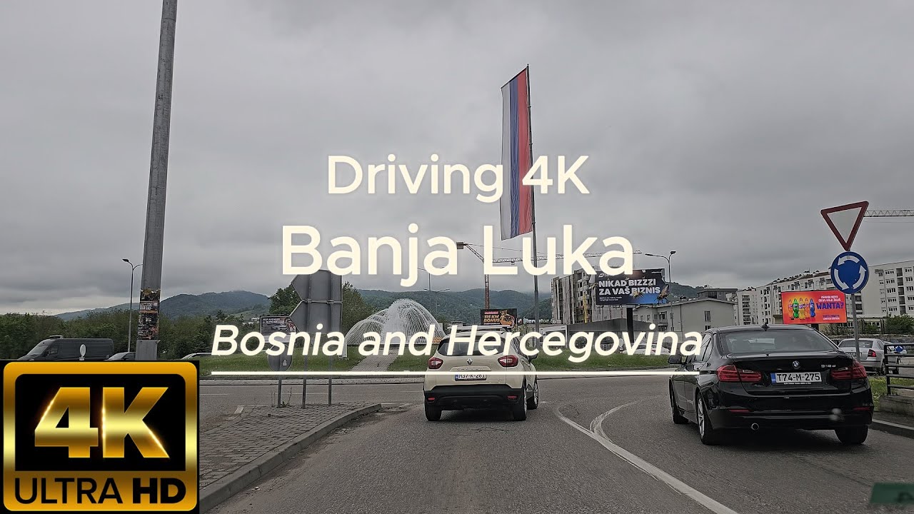 Driving in Banja Luka 4K – Beautiful City Ride in Bosnia and Herzegovina 2025