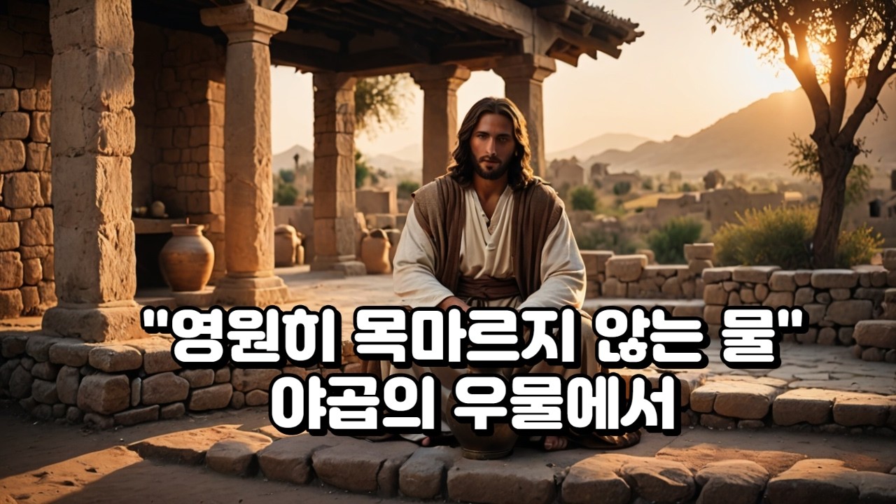 영원히 목마르지 않는 물 야곱의 우물 묵상기도 Jesus at Jacob’s Well