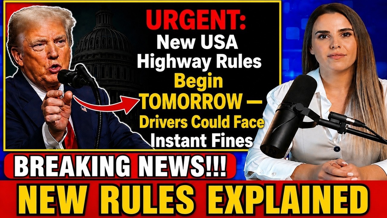 🚨 URGENT: New USA Highway Rules Begin TOMORROW &mdash; Drivers Could Face Instant Fines