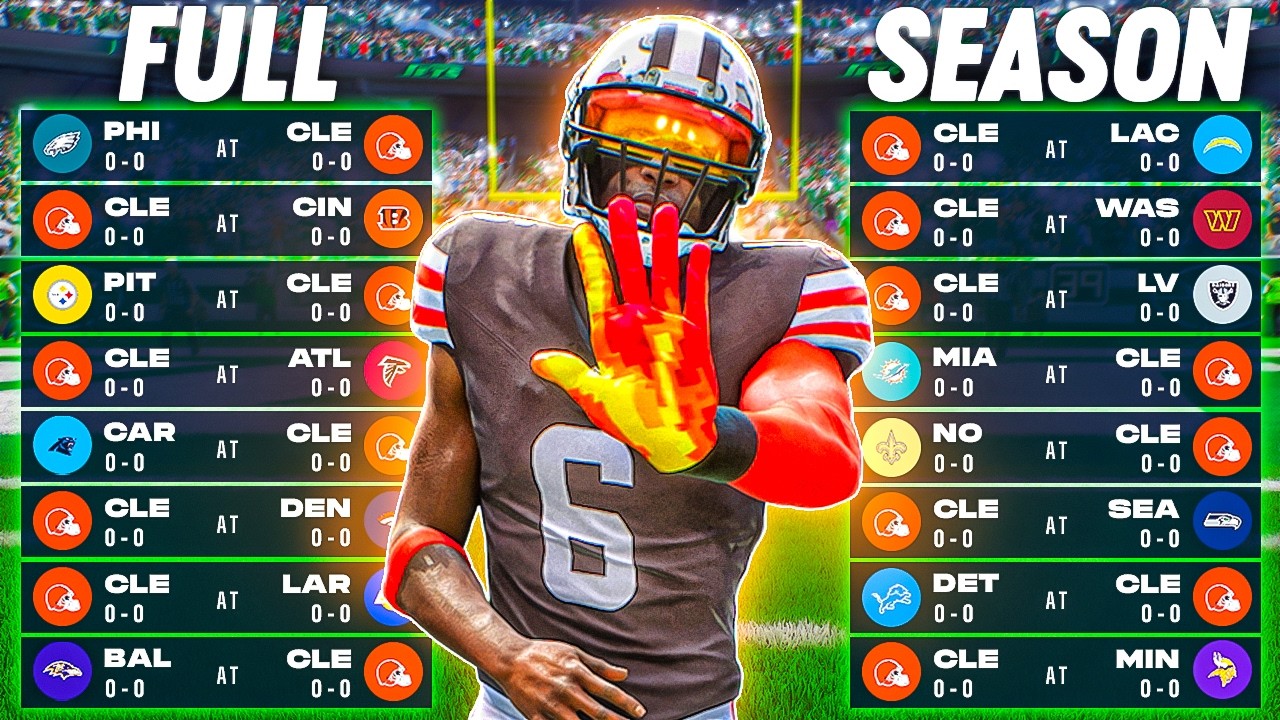 Playing a Full Season of Madden 26 Superstar Mode!