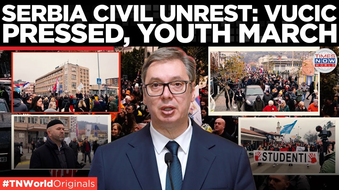 SERBIA ERUPTS: Anti-Vucic Protests Surge As Cleric Backs Students | Times Now World