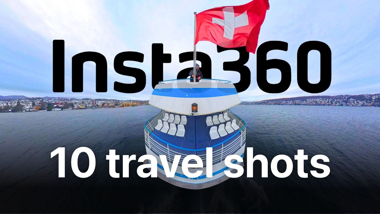10 CREATIVE Insta360 X5 Shots for a Travel Vlog!