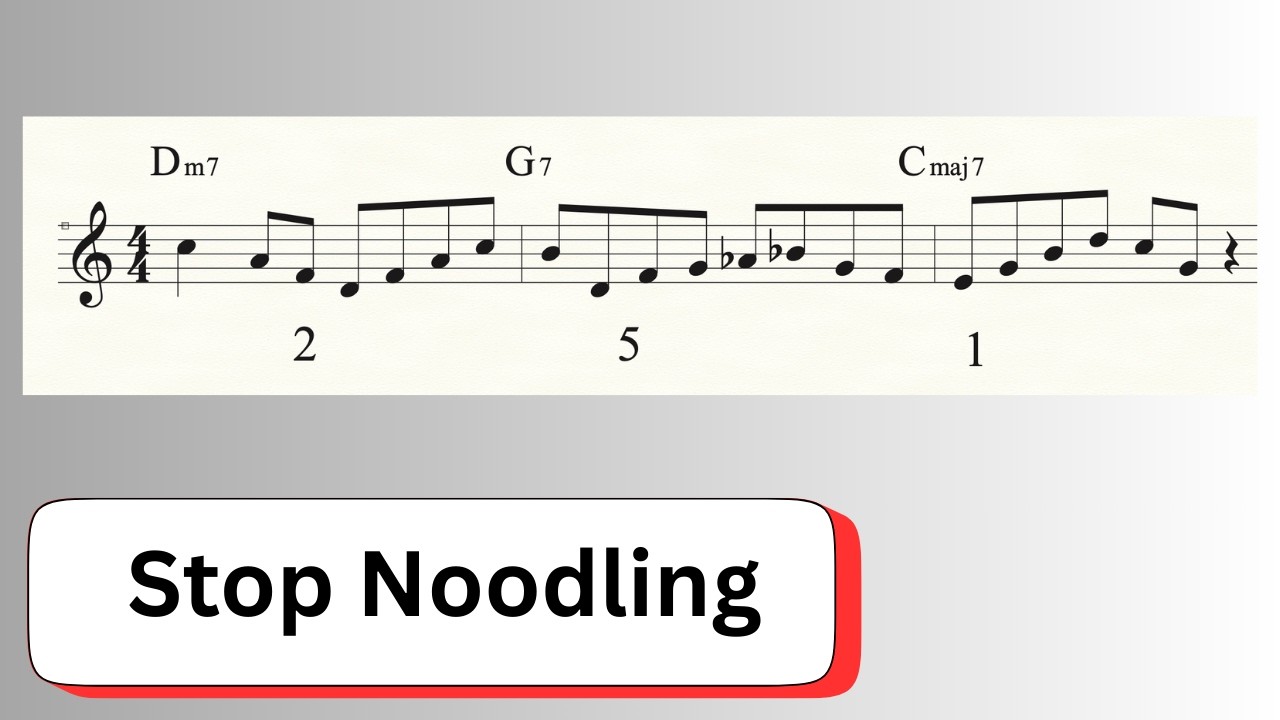 Stop Noodling: ii–V–I Lick You Can Use on Autumn Leaves, Lady Bird & Pent Up House