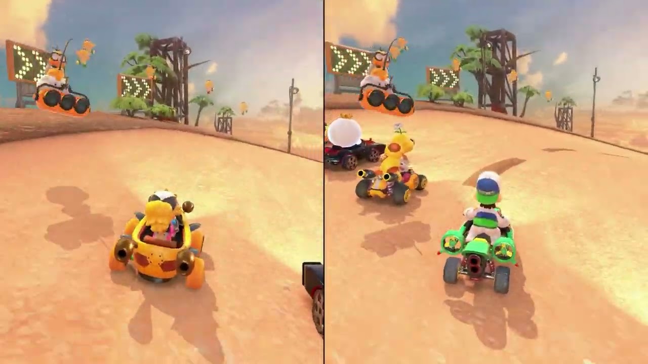 Mario Kart World - 150cc Leaf Cup (2 Players)