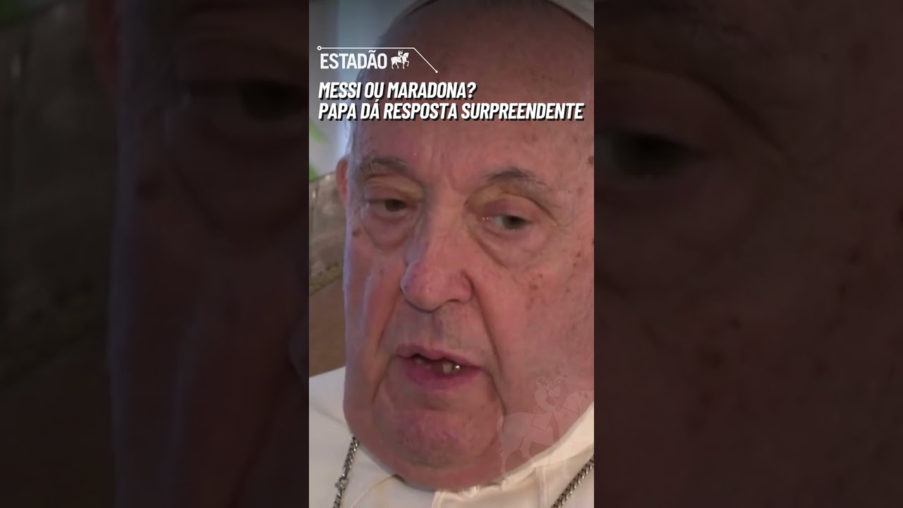 MESSI OU MARADONA? papa Francisco d&aacute; resposta surpreendente