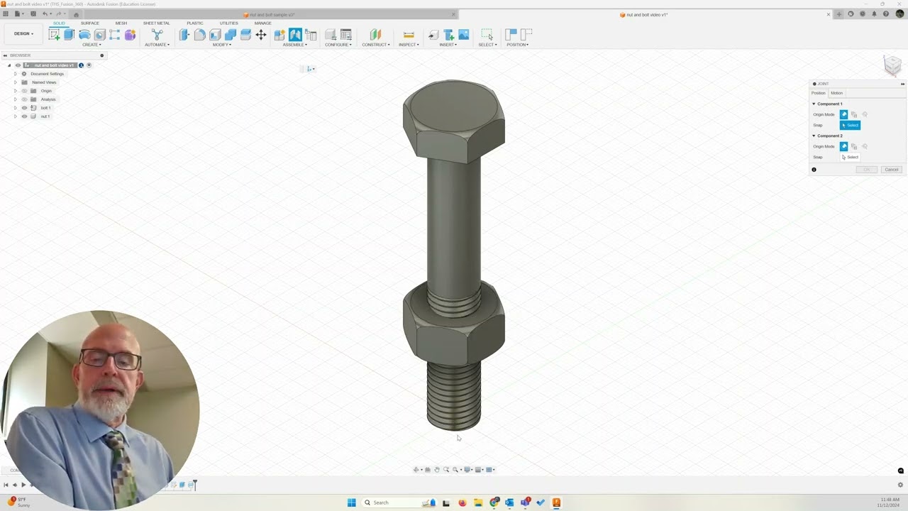 2024 Nut and bolt assembly
