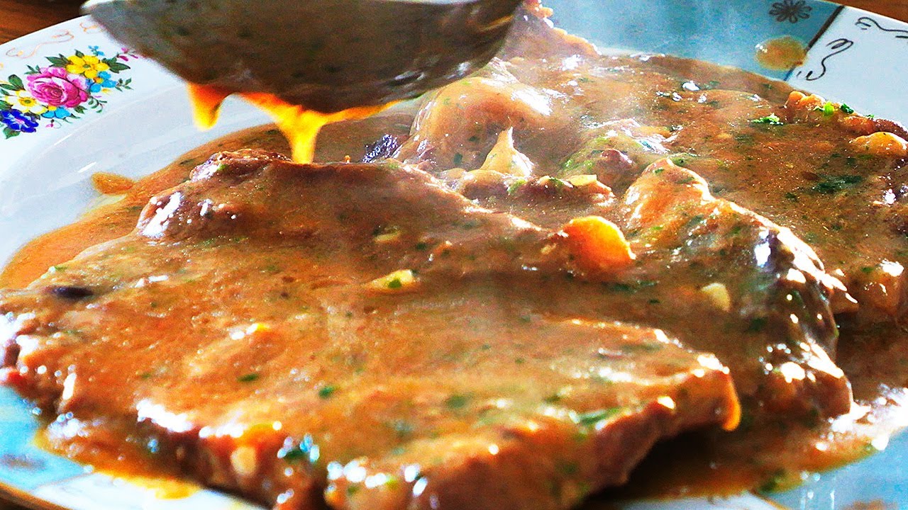 Juneće šnicle u umaku od bijelog luka - najbolji recept