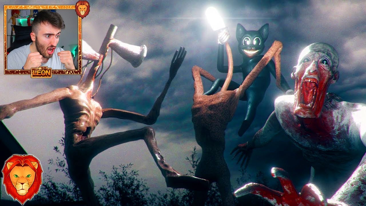 LA BATALLA DE TODOS LOS CREEPYPASTAS EN LA VIDA REAL *MUY EPICO* 😱 | VIDEOREACCION LEON PICARON