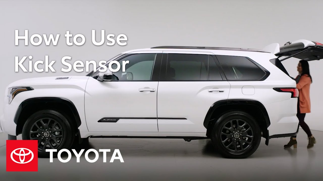 How to Use the Kick Sensor in the 2023 Sequoia | Toyota