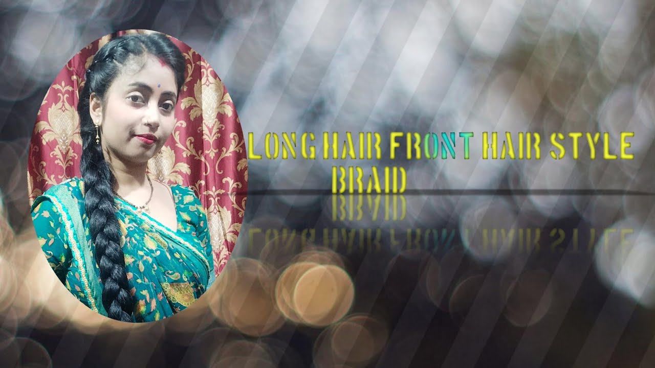 Beautiful girl with silky long hair style  and Combing braid#viral#longhair#hairtransformation#