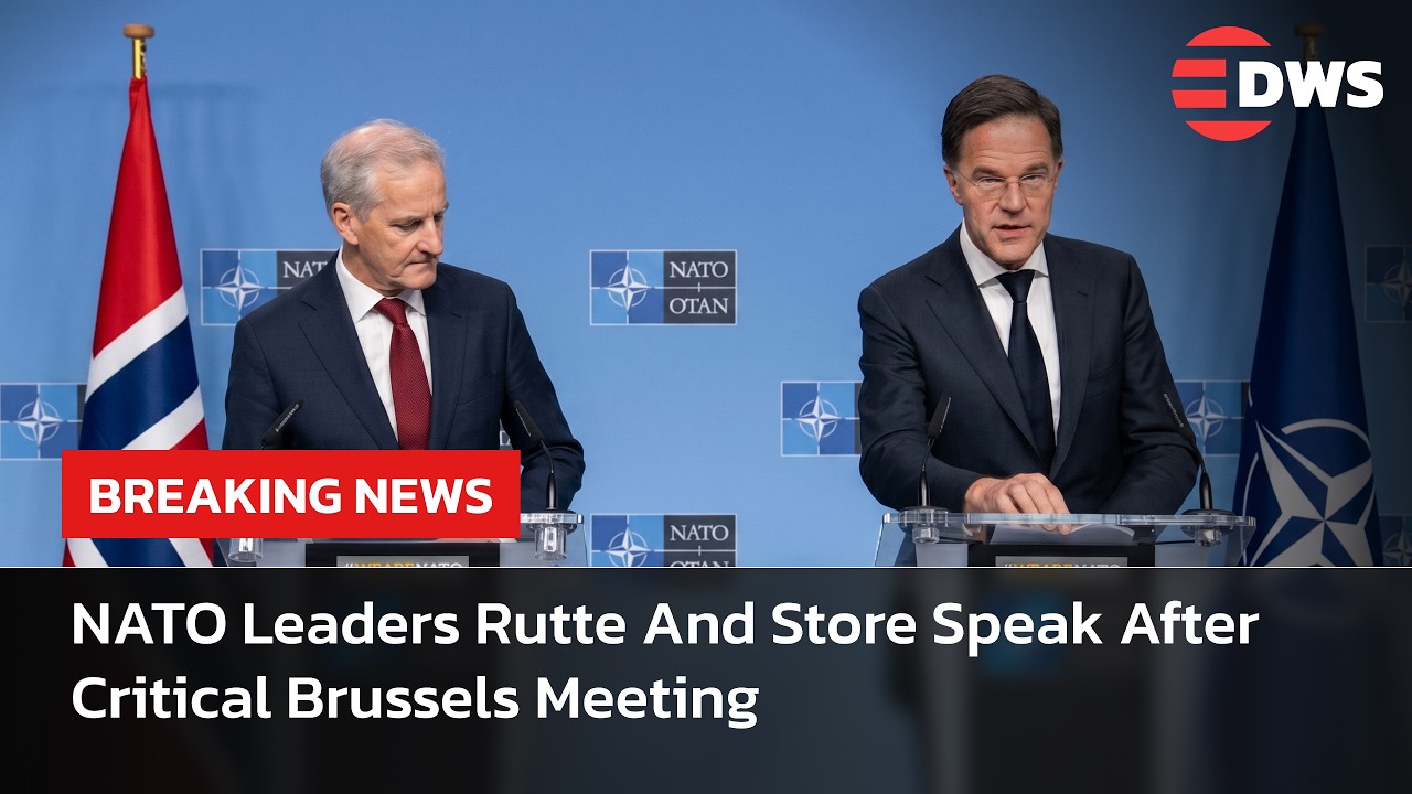FULL PRESSER: Rutte And Store Deliver Urgent NATO Message After High Stakes Brussels Talks | AC14