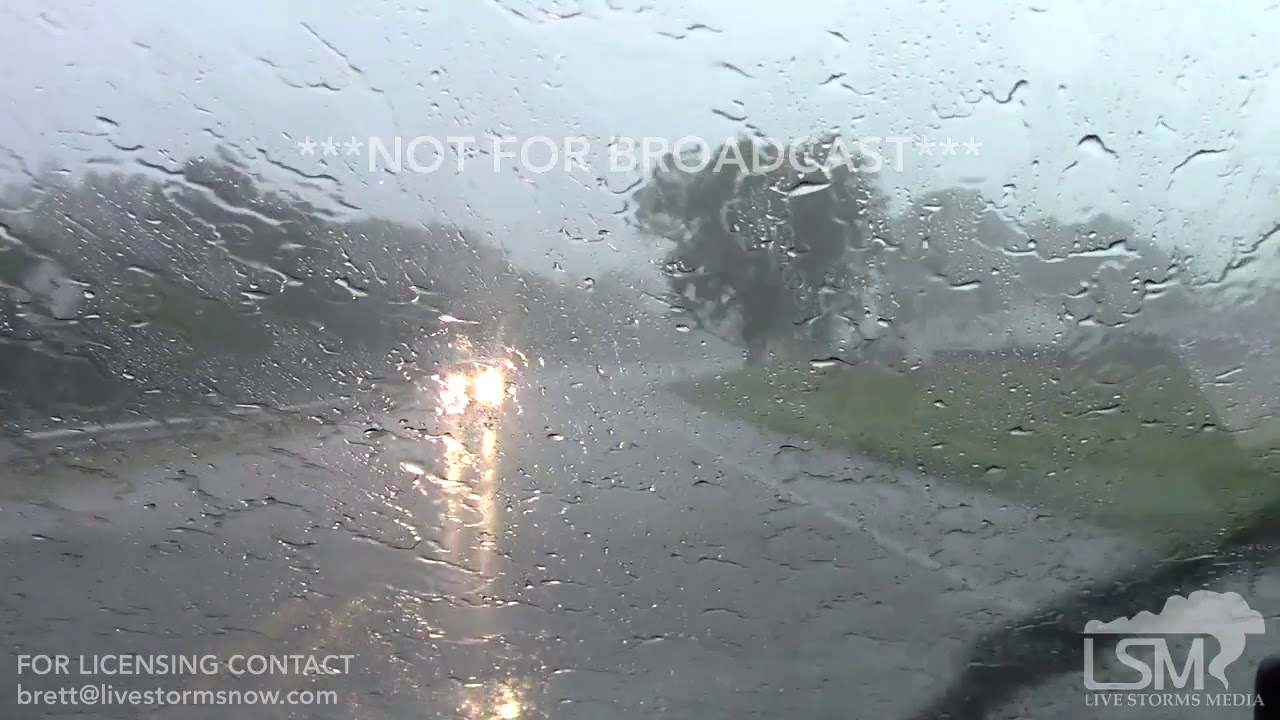 7-20-19 Montcalm County, Michigan Storm Time Lapse - Damage