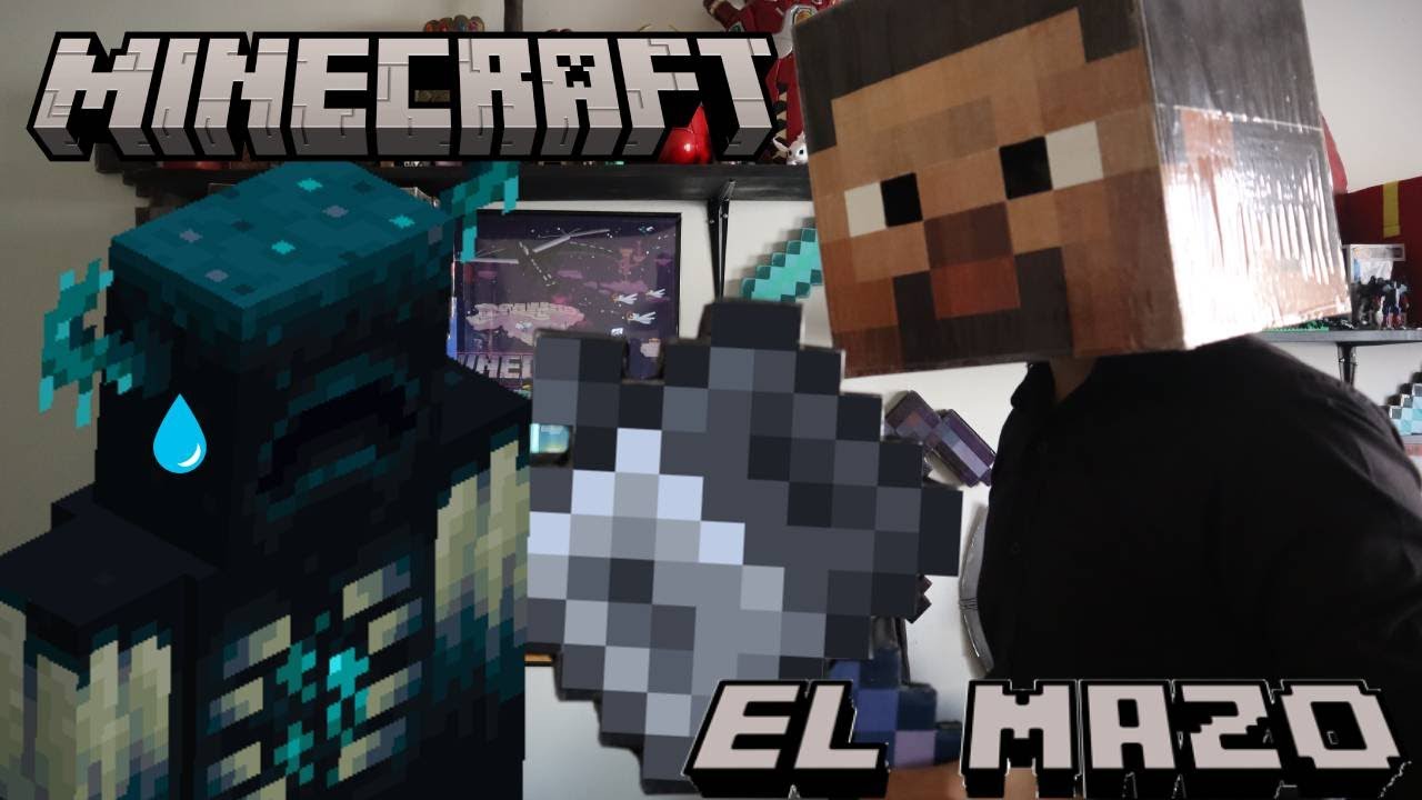 ¡¡ COMO HACER EL MAZO DE MINECRAFT DE CARTÓN!! | AAIRONP