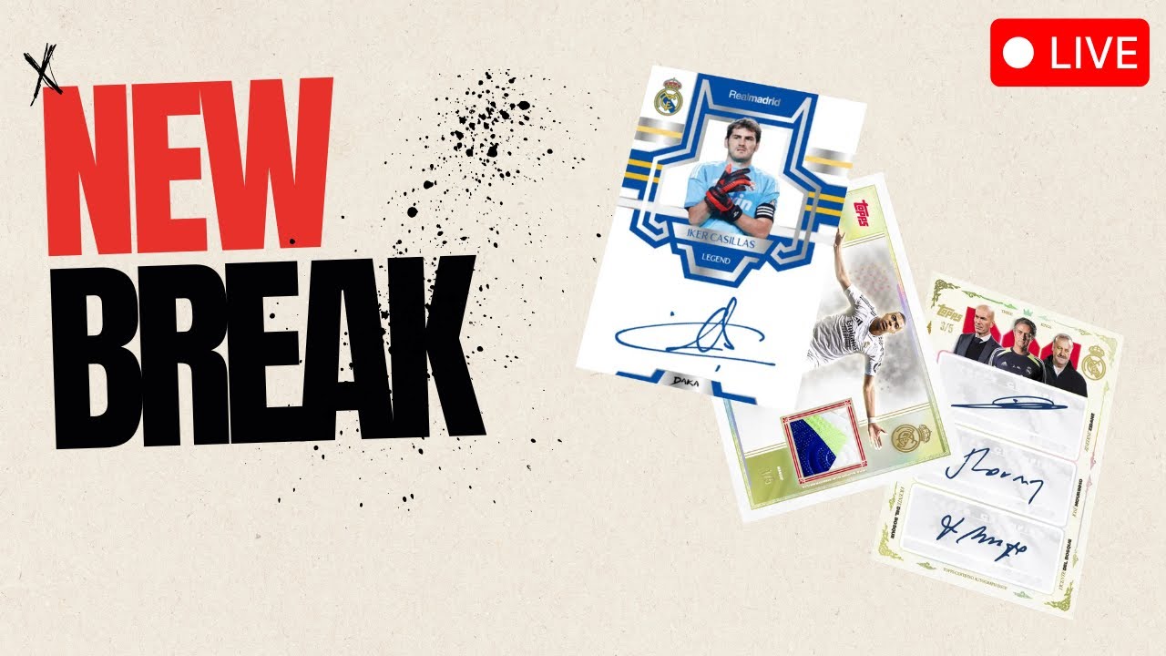 BIG BREAKS #617 Los Blancos Topps + Daka Real Madrid & #619 Bundesliga Internationals