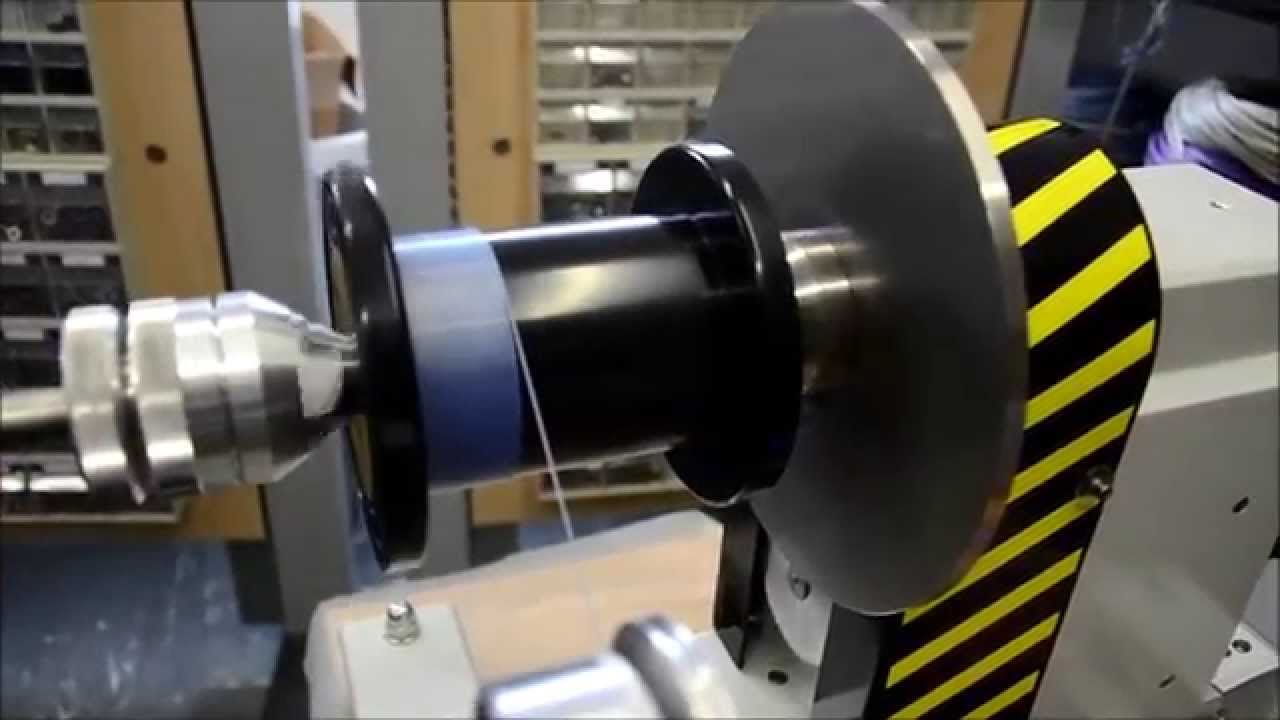 Aufspuler Aufwickler Wickelmaschine Glasfaser Flachband LWL Feindraht