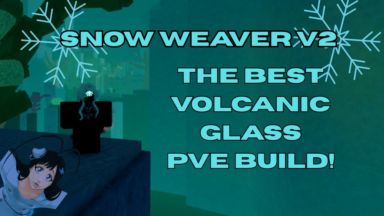 the NEW BEST volcanic glass pve build, SNOW WEAVER v2 in Roblox Deepwoken!