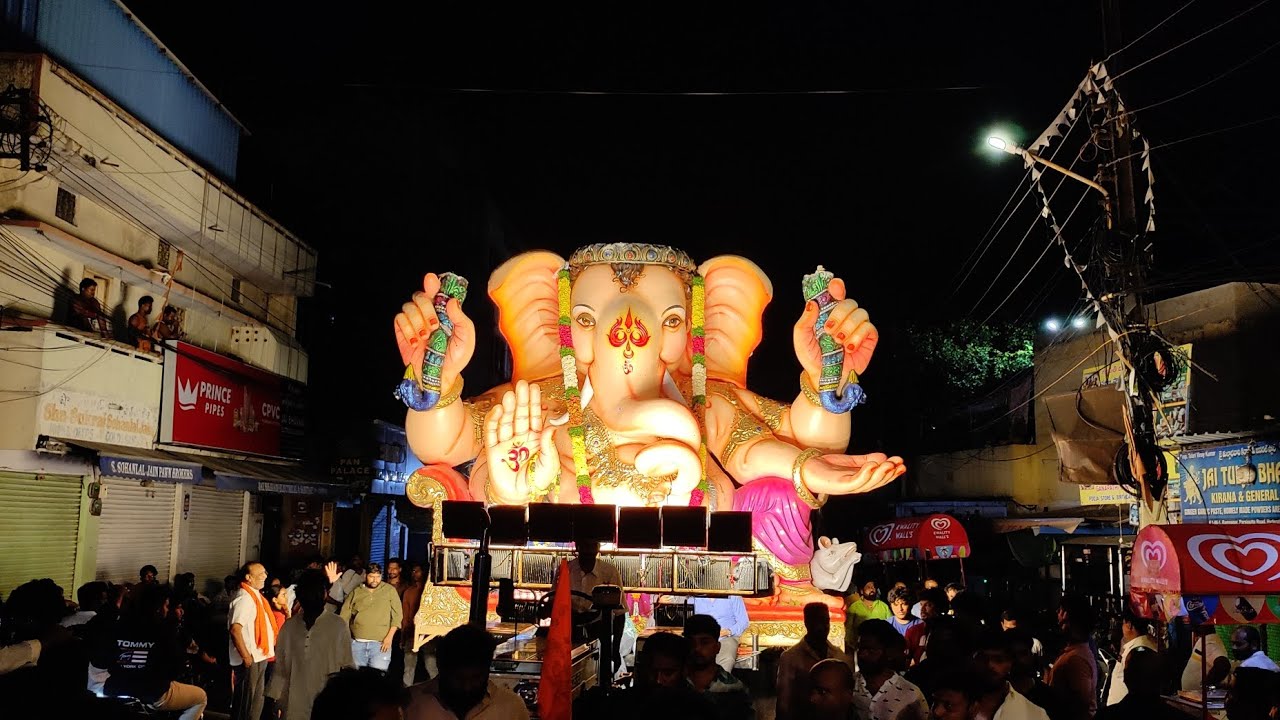 Ramnagar Siddiq Bhai Ganesh Grand Shobha Yatra 2025 | Siddiq Bada Ganesh| Sri Ganapathi Friends 2025