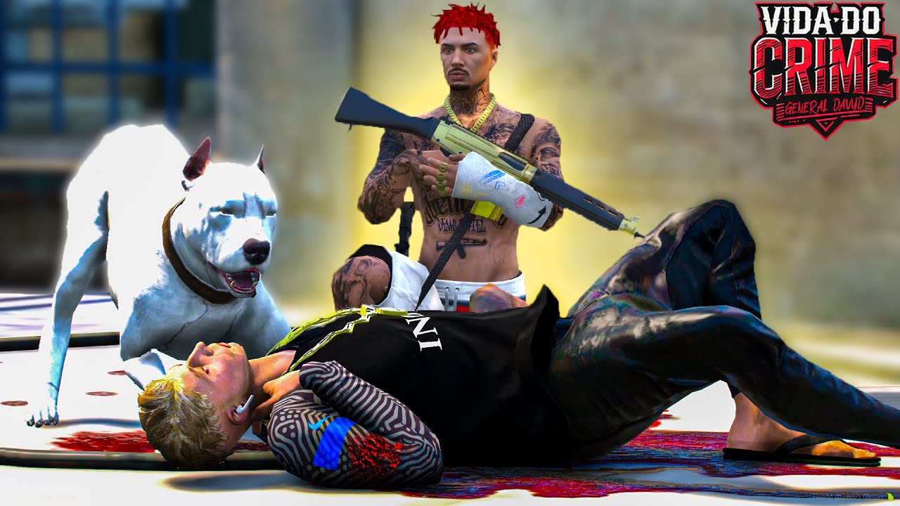 GTA 5 : VIDA DO CRIME - KASKATA VIROU COMIDA DE PITBULL 😡 JAUM157 NA PERDOA NINGUEM - EP.77