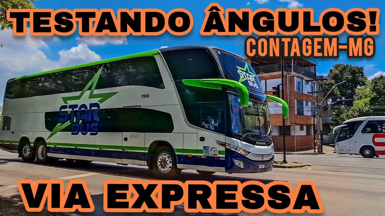 MOVIMENTO DE ÔNIBUS NA PRAÇA DA CEMIG E NA VIA EXPRESSA DE CONTAGEM