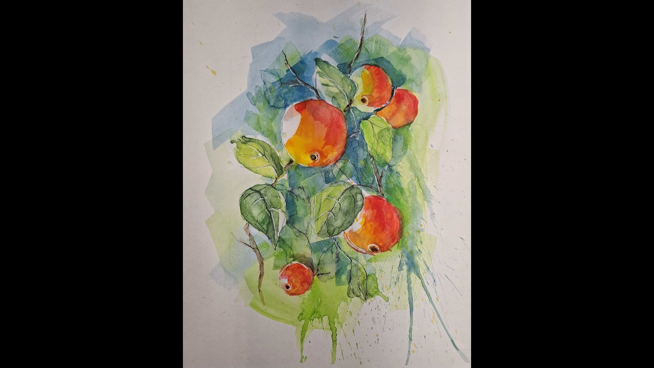 #120: Spontanes Aquarell 
