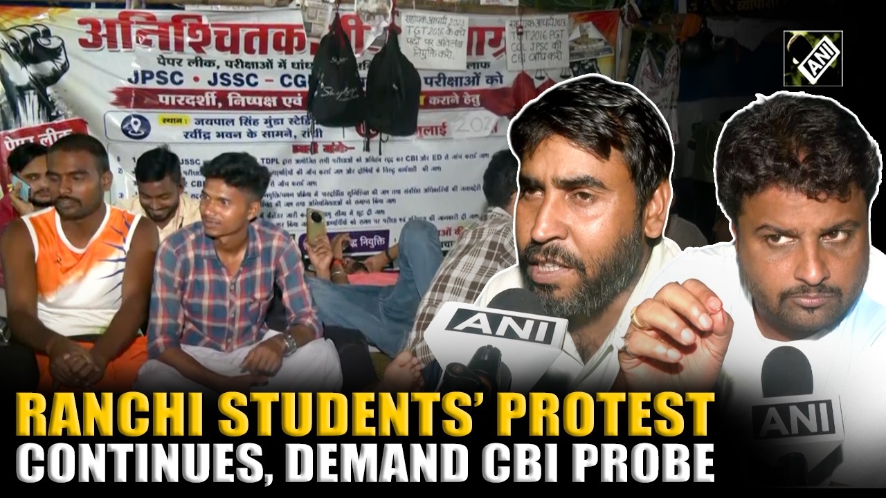 Ranchi protest continues as students&rsquo; demand CBI probe into irregularities in JSSC-CGL exam