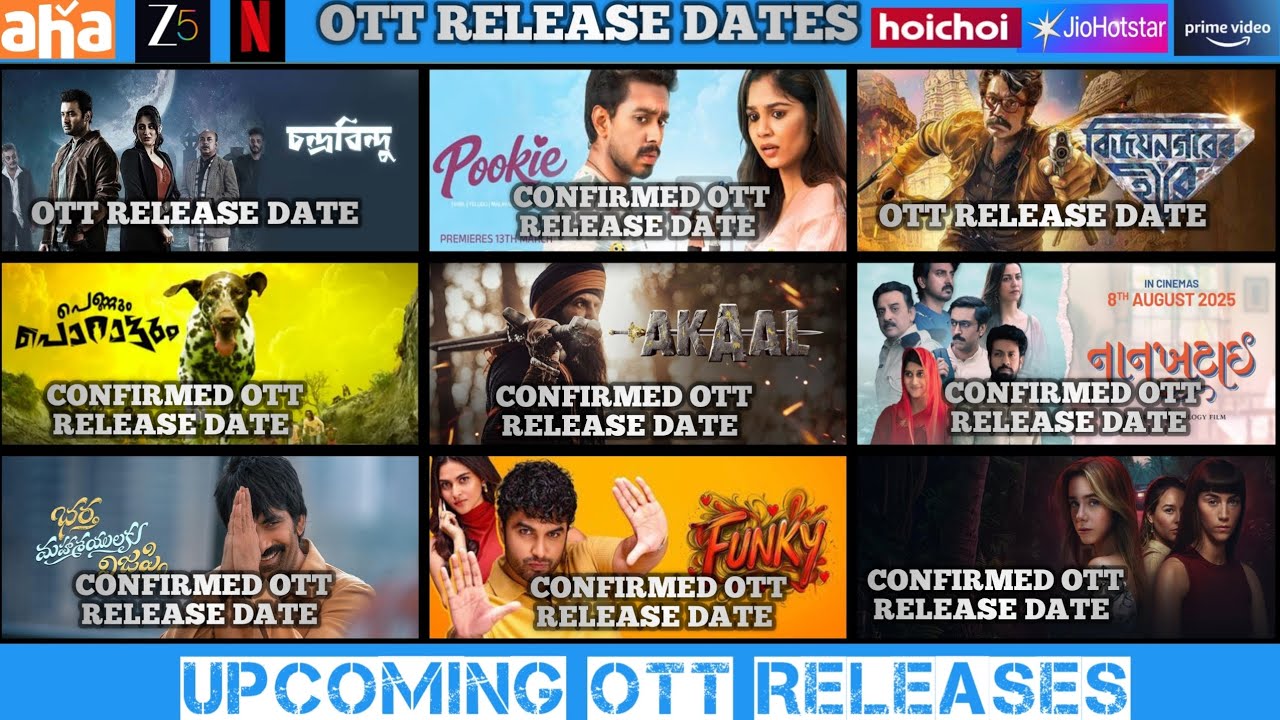 OTT Releases This Week|Upcoming OTT Release Movies|New South Indian Movies OTT Releases|OTT Releases