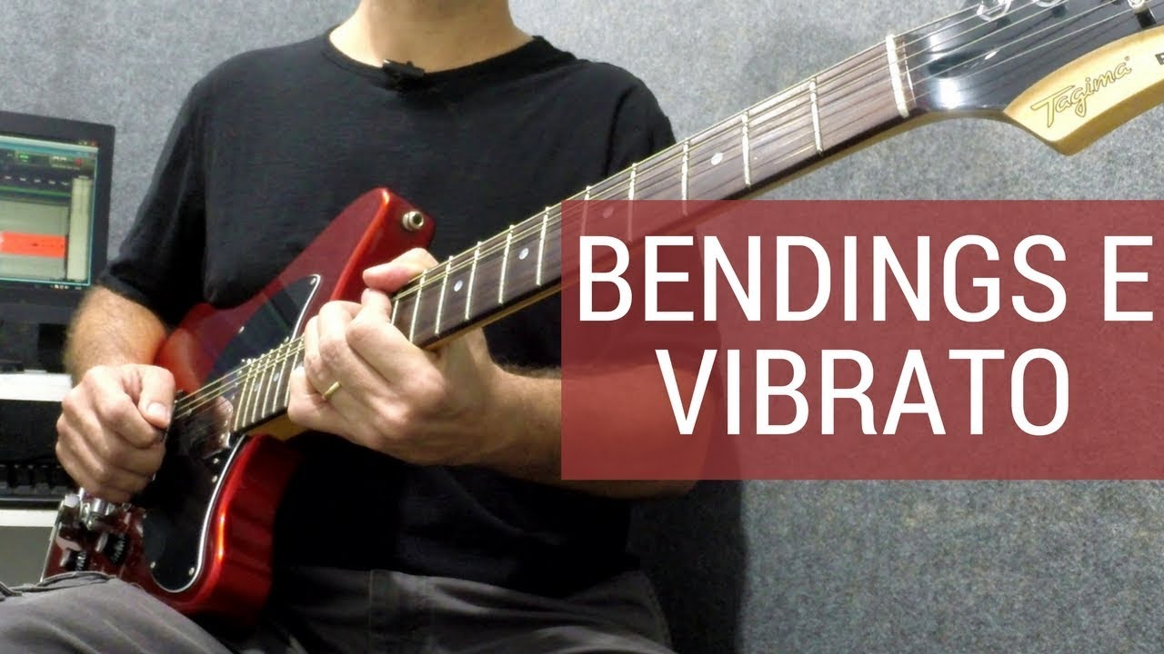 🎸 BENDINGS e VIBRATOS na Guitarra - A Aula Definitiva #auladeguitarra #cursodeguitarra