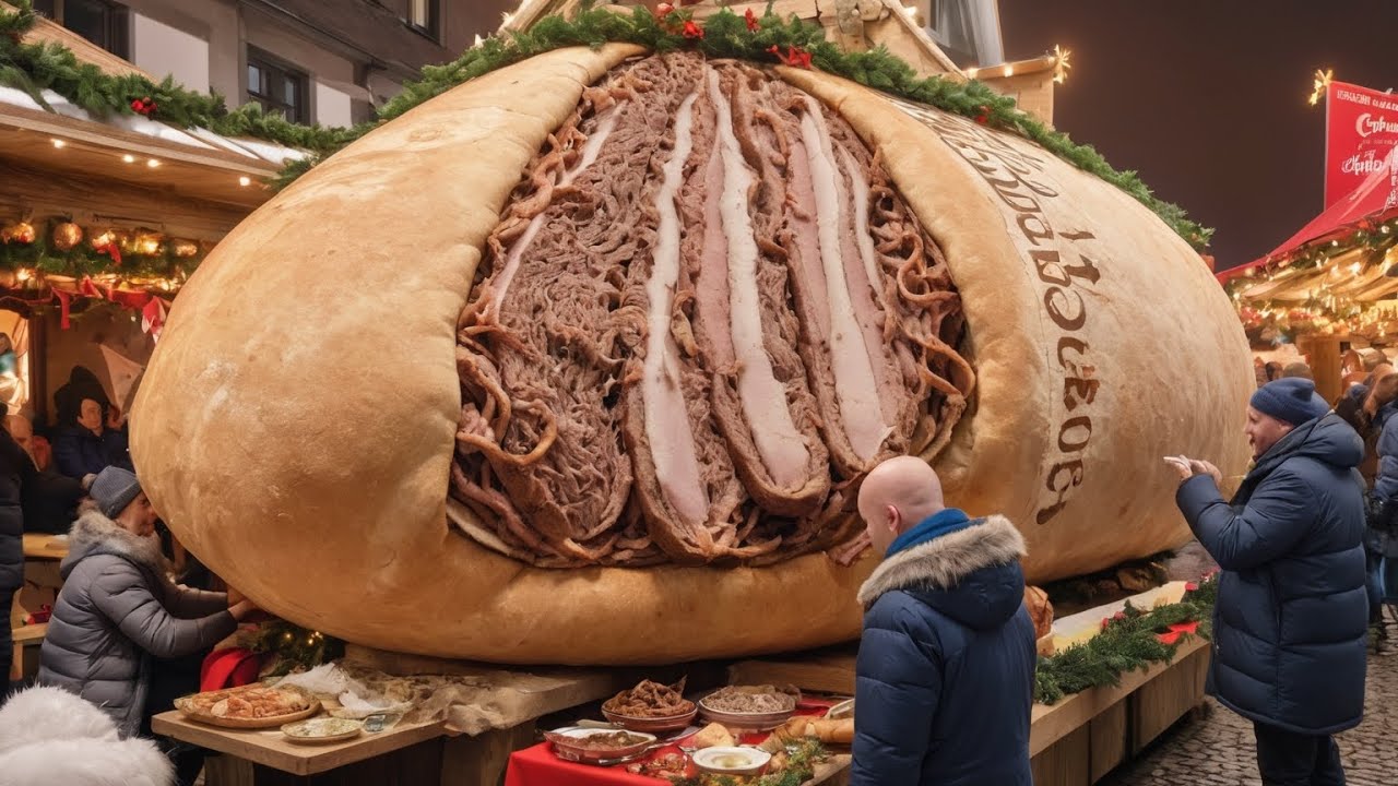 Огромный донер-кебаб и карри-вурст. Самая известная и вкусная уличная еда в Берлине, Германия