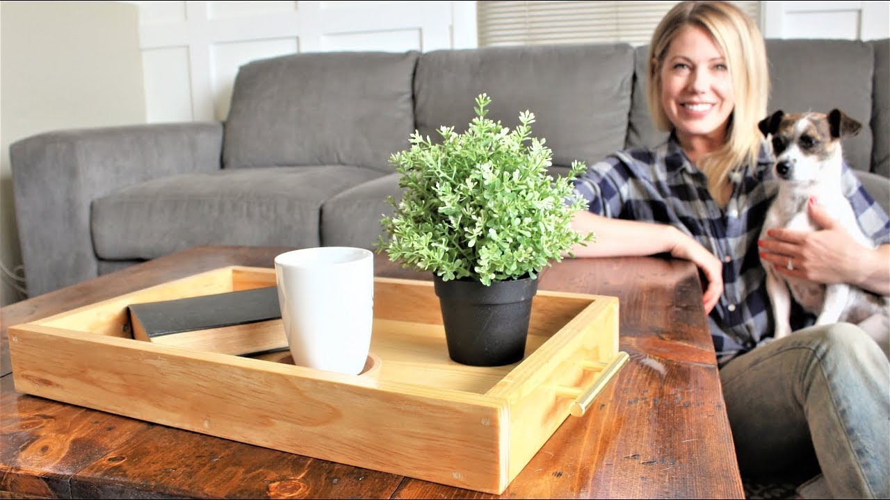 The Modern Serving Tray - Easy DIY Project