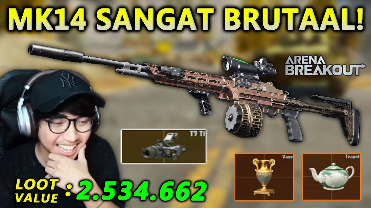 MK14 TERLALU BRUTAL KALO DIKASIH PELURU M61 !! MENDAPATKAN LOOT 2,5 JUTA KOEN - Arena Breakout
