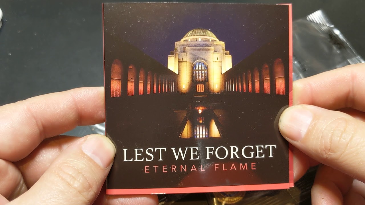 2018 $2 Eternal Flame Lest We Forget Coin