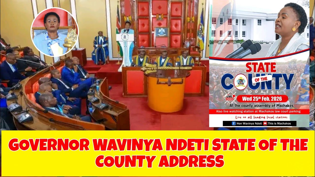 GOVERNOR WAVINYA NDETI  STATE OF THE COUNTY ADDRESS