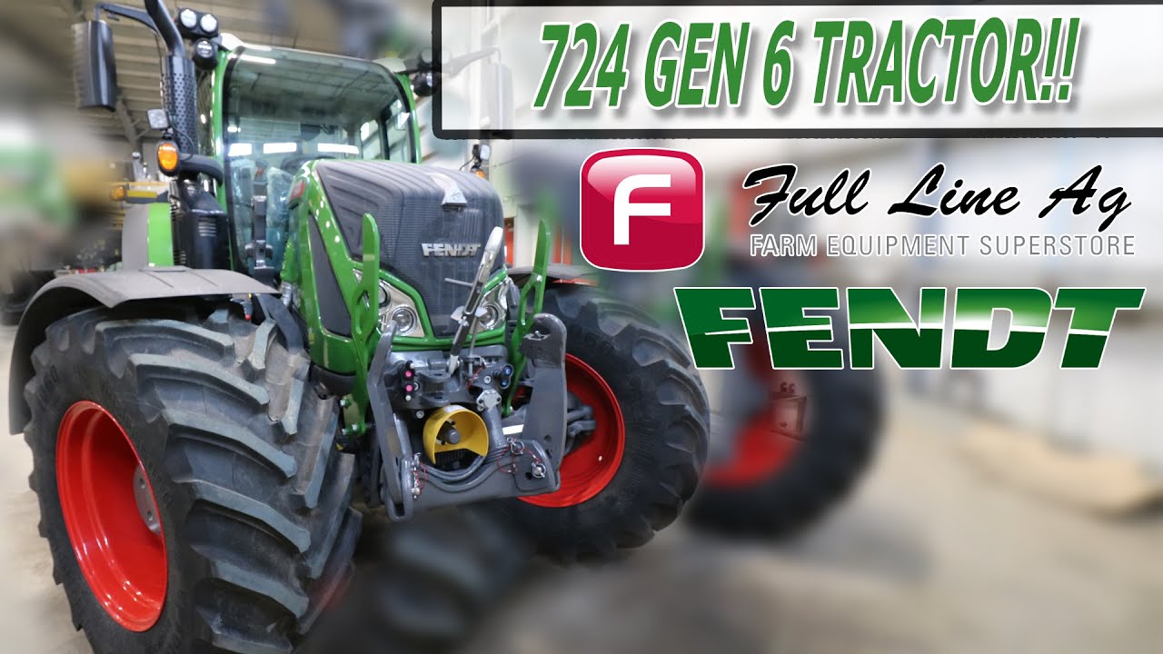 Подробный обзор трактора Fendt 724 GEN 6.