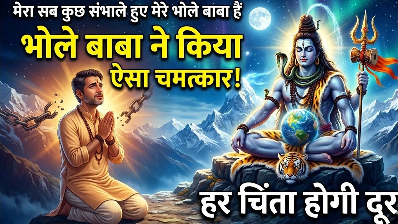 🔱 Mera Sab Kuch Sambhale Hue Mere Bhole Baba Hain | Heart Touching Shiv Bhajan l Mera Sneh Sangam