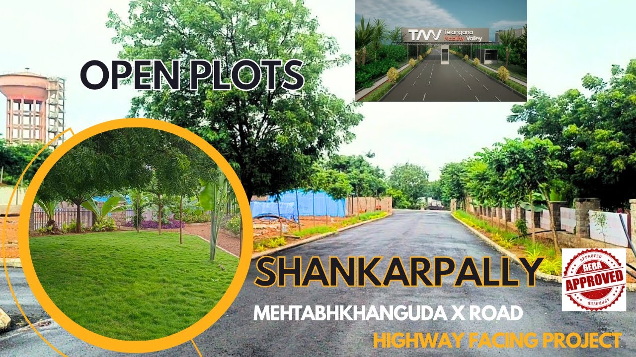 RERA Approved Open Plots for Sale in Shankarpally | Best Real Estate Investment in Hyderabad 2025 |