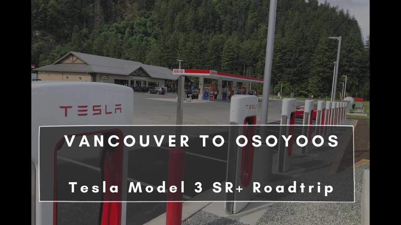 Vancouver to Osoyoos Roadtrip in a Tesla Model 3 SR+