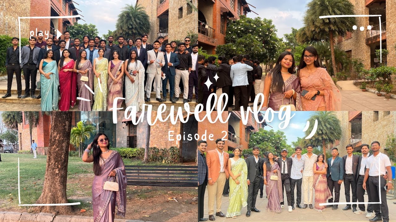 College Farewell day vlog !🥺✨🤍| JDCOEM | memories & many more 