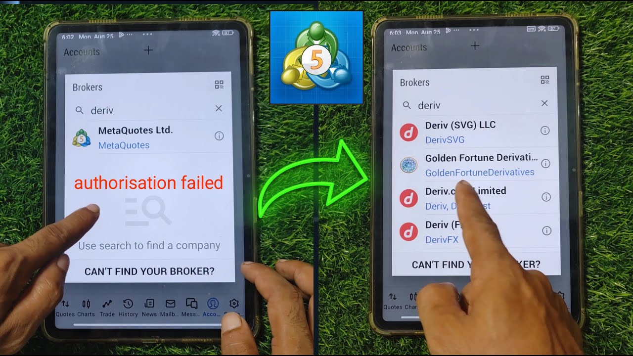 mt5 login problem || mt5 broker not showing || mt5 authorization failed problem fixed