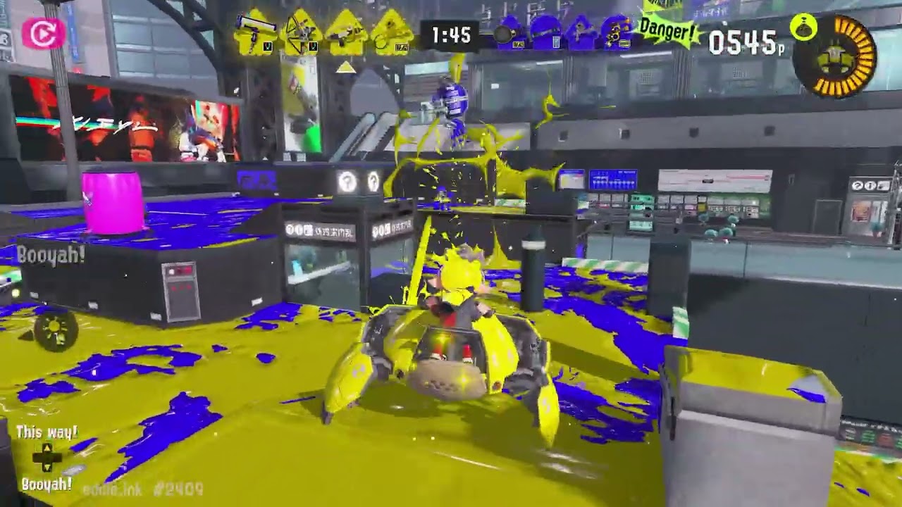 Turf War 23/1 on Splash-o-matic 💥 5 Wipeouts 💥 | Splatoon 3 | eddie.ink