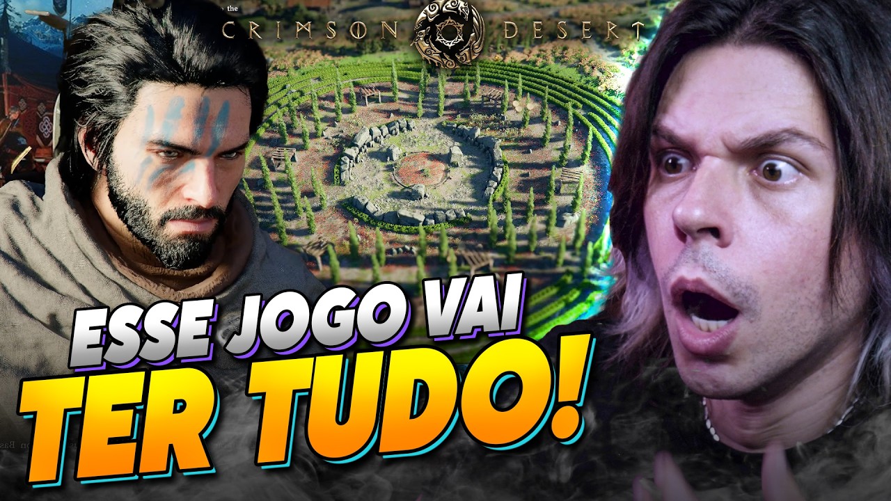 Agora CRIMSON DESERT está ELEVANDO o NÍVEL!!!