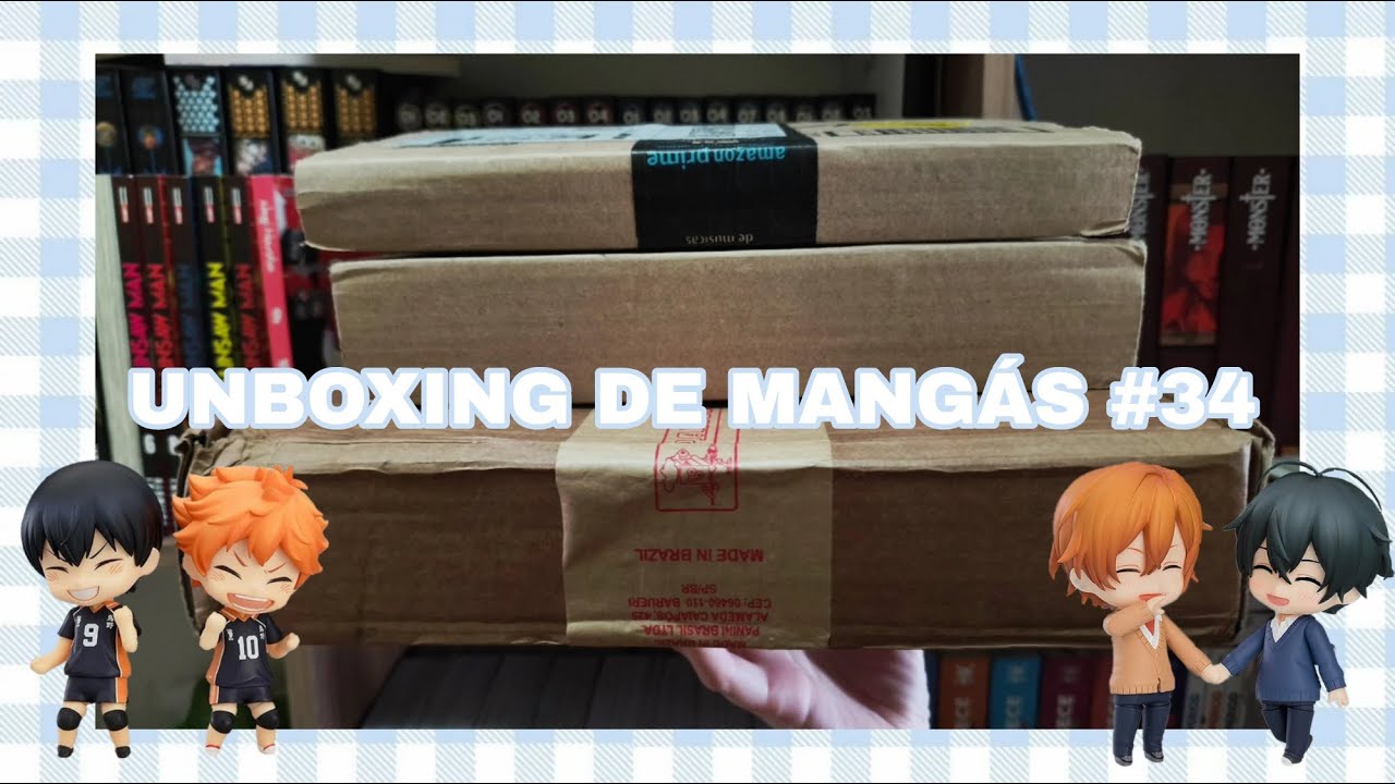 UNBOXING DE MANGÁS #34 - finalizando coleções
