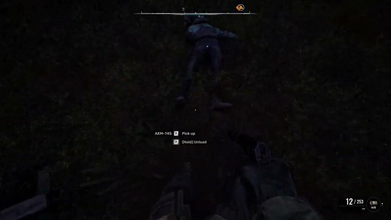 Kicking a gun in S.T.A.L.K.E.R 2 causes freezing