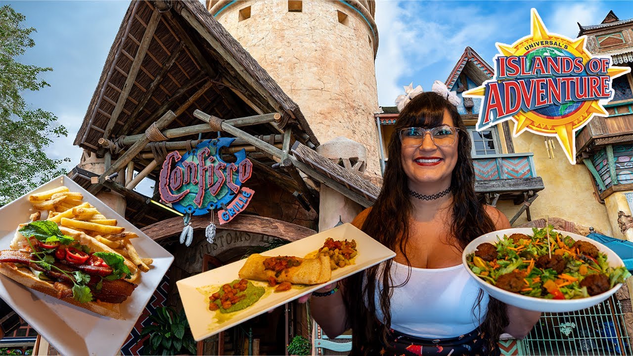 Islands of Adventure LUNCH 🧭 Universal Orlando Confisco Grille food review