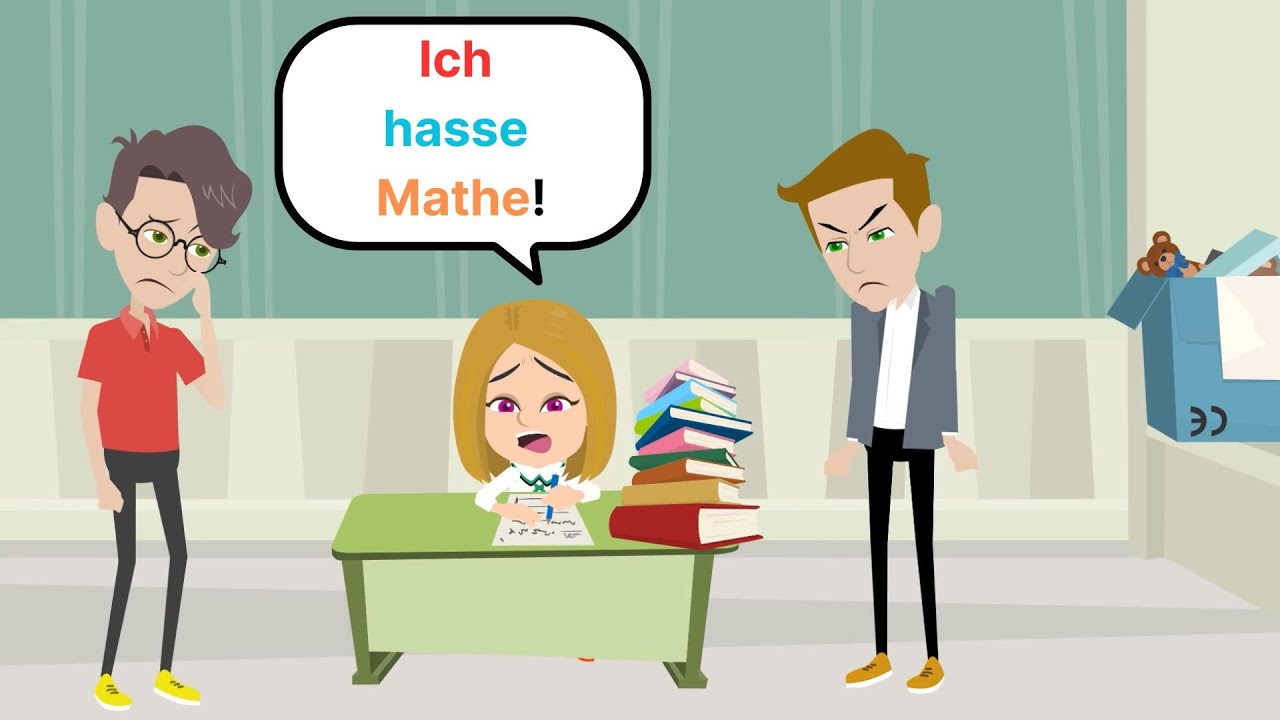 Ich kann die Matheaufgaben nicht machen - Deutsch lernen mit spa - Deutsch Anny