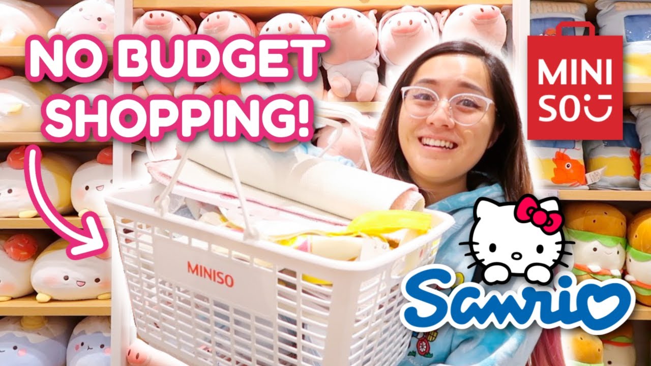 NO BUDGET Shopping at Miniso x Sanrio Collection (Vlog + Haul)