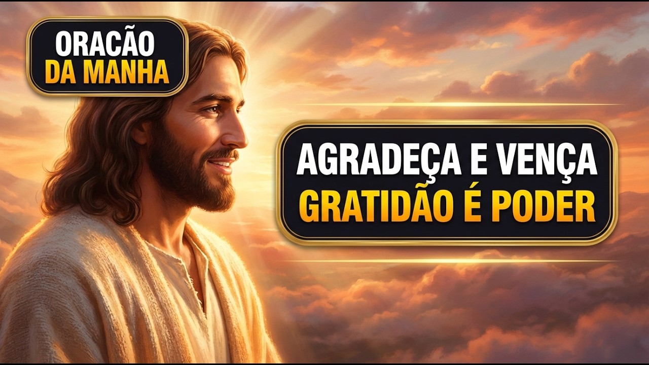 Oração da Manhã — Comece o Dia Agradecendo. Gratidão É a Chave da Vitória