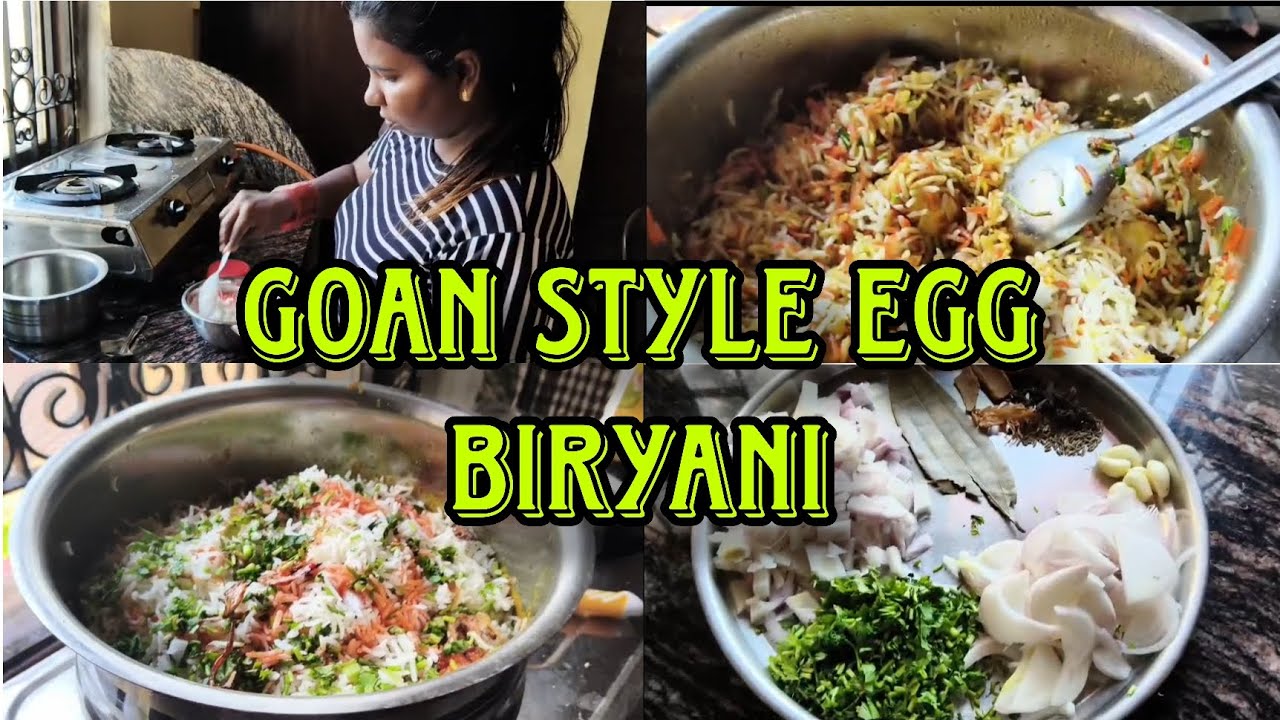 Goan style Egg Biryani / Daily vlog 