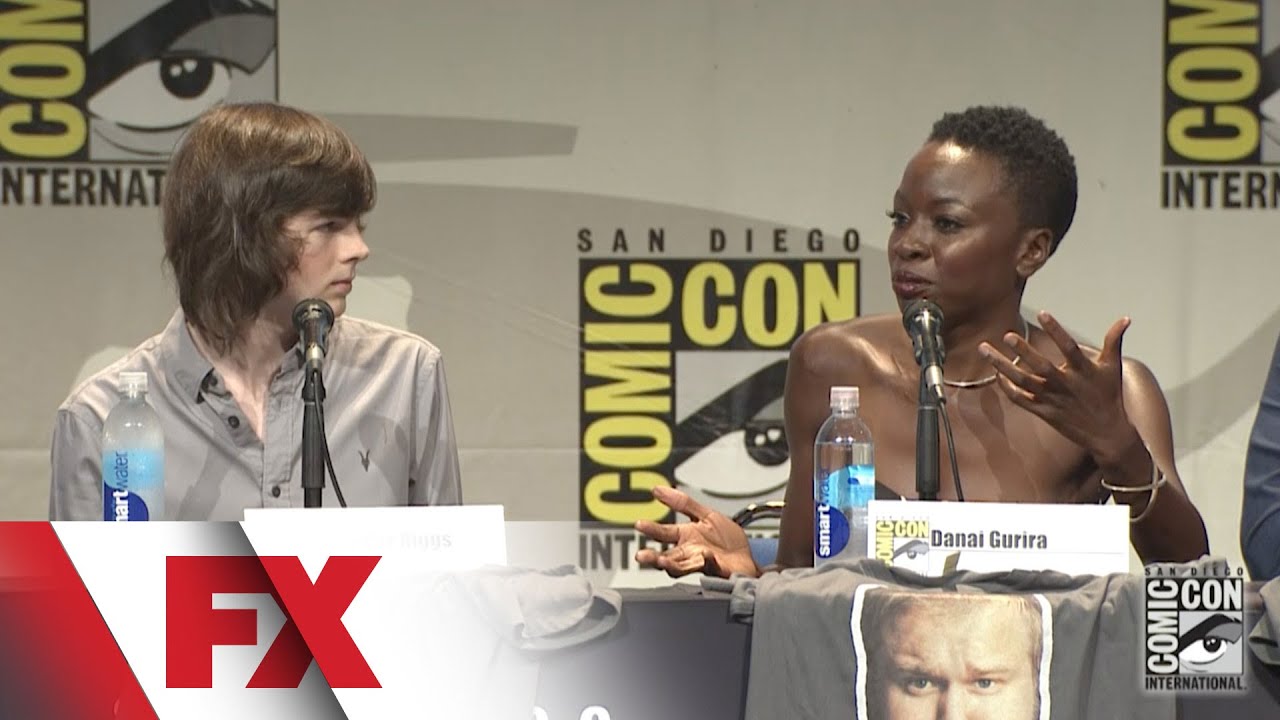 Comic-Con 2015: Chandler Riggs & Danai Gurira