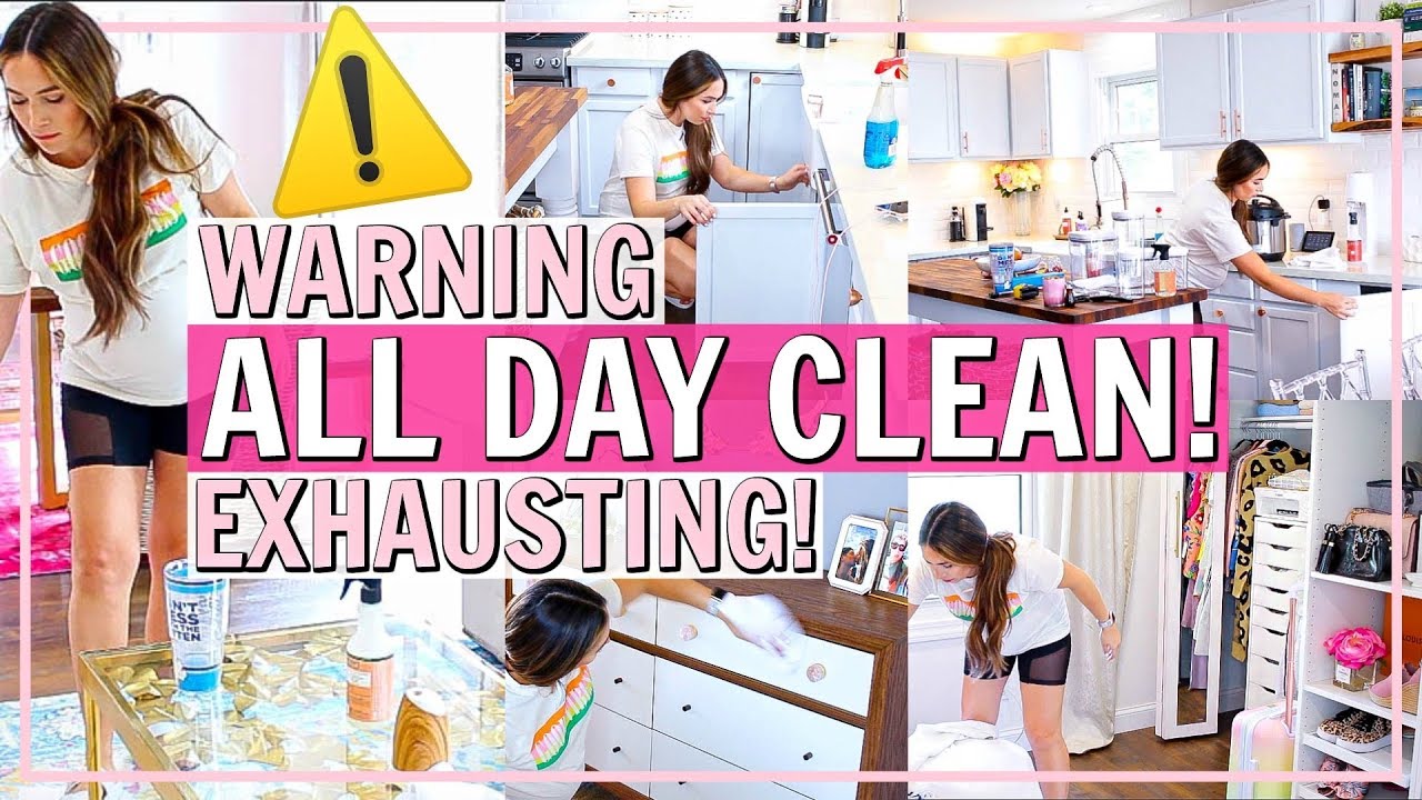 ⚠️ULTIMATE ALL DAY CLEAN WITH ME! SPEED CLEAN MY WHOLE HOUSE!🏡| Alexandra Beuter